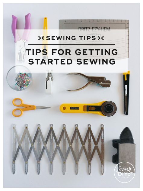 Learn how to create your own upcycled clothing, easy things to sew, and beautiful fabric crafts with our beginner’s guide to sewing! We’re sharing how to sew and how to begin sewing with our 6 essential sewing tips and tricks. Click through for the full guide! Sewing lessons, sewing skills, sewing techniques Zip Pouch Tutorial, Shopping Checklist, Tips Sewing, Pouch Tutorial, Basic Tools, Upcycled Clothing, Fabric Markers, Sewing Lessons, Sewing Skills