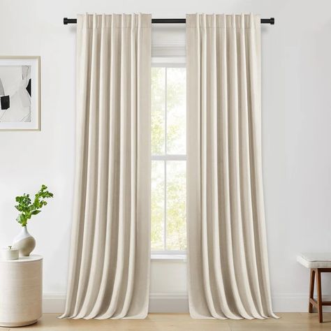 Gracie Oaks Graciella Thermal Insulated Faux Linen Max Blackout Curtains Back Tab/Rod Pocket Bedroom Drapes & Reviews | Wayfair Back Tab Curtains, Bedroom Drapes, Curtains For Bedroom, Insulated Curtains, Thermal Curtains, Curtains Bedroom, Gracie Oaks, Blackout Curtains, Rod Pocket