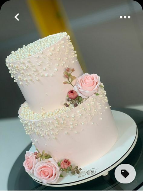 2 Tier Wedding Anniversary Cake, Small Two Tier Cake, Two Tier Wedding Cake Elegant, 2 Tier Wedding Cakes Simple Elegant, Simple Wedding Cake 2 Tier, Simple Wedding Cake Designs, Wedding Anniversary Cake Design, Wedding Cake Tiers, Wedding Cake Simple Elegant