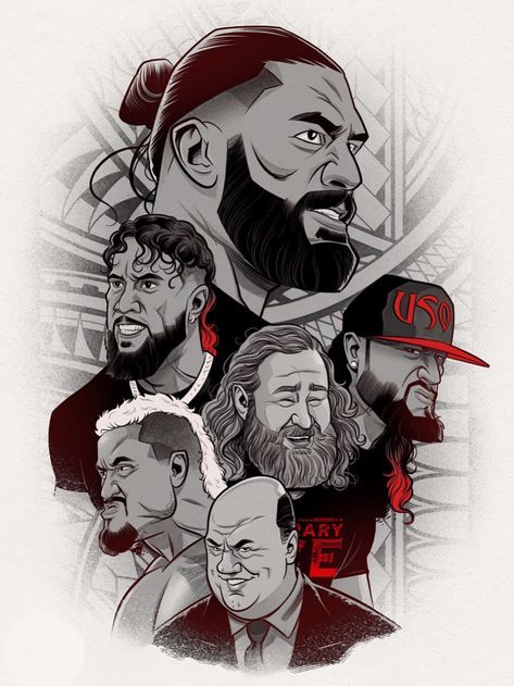 #WWE #romanreigns #TheUso #PaulHeyman #SoloSikoa #SamiZayn Wwe The Bloodline, Roman Reigns Drawing, Roman Reigns Logo, Wwe Coloring Pages, Wwe Funny, The Bloodline, Wrestling Posters, Wwe Pictures, How To Draw Steps