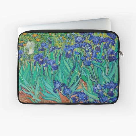 Get my art printed on awesome products. Support me at Redbubble #RBandME: https://www.redbubble.com/i/laptop-case/Van-Gogh-Irises-1889-by-tatjanaostalce/84849182.2U5KG?asc=u Ipad Travel Case, Tablet Pouch, Van Gogh Irises, Newest Macbook Pro, Van Gogh Paintings, Custom Laptop, Macbook Pro Case, New Macbook, Macbook Air Pro