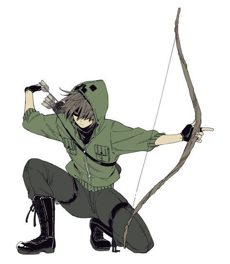 Anime Oc Art, Rpg Boy, Poses Anime, Bow And Arrow, 캐릭터 드로잉, Dessin Adorable, Anime Drawings Boy, 영감을 주는 캐릭터, Art Poses