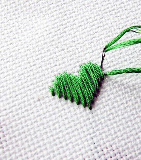 7 Basic Embroidery Stitches Perfect for Your Next Project  Ideal Me Mending Embroidery, Tree Bows, Embroidery Heart, Embroidery Hearts, Crewel Embroidery Kits, Clothing Diy, Basic Embroidery Stitches, Embroidery Stitches Tutorial, Embroidery Transfers