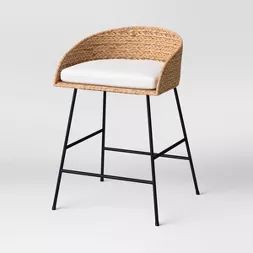 Shop for woven bar stools online at Target. Choose from contactless Same Day Delivery, Drive Up and more. Counter Stools With Backs Target, Woven Bar Stools Target, Woven Counter Stool, Woven Stool, Modern Coastal Kitchen, Woven Bar Stools, Industrial Theme, Coastal Kitchen Design, Nathan James