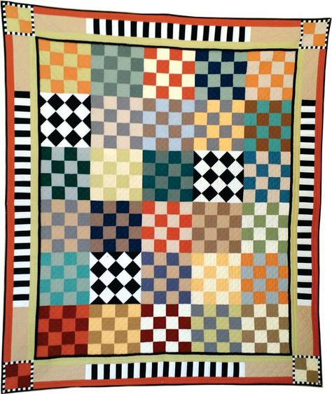 Harlequin Romance | Craftsy Airplane Quilt, Harlequin Romance, Plus Quilt, Harlequin Pattern, Baby Quilt Patterns, Baby Boy Quilts, Quilt Projects, Quilt Block Pattern, Quilting Techniques