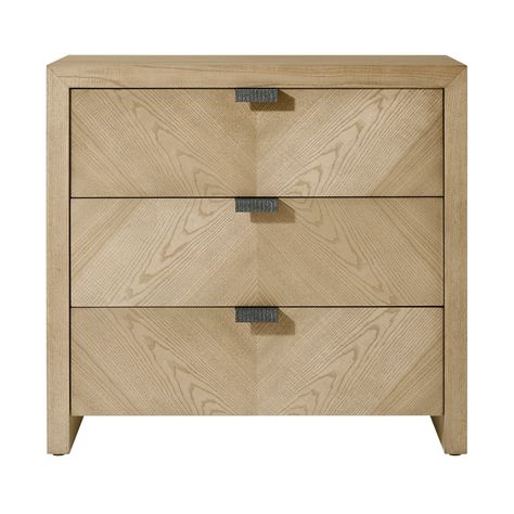 Catalina Three Drawer Nightstand Bedside Table Styling, Modern Nightstands, Three Drawer Nightstand, Urban Electric, Living Brand, Alexa Hampton, Drawer Bedside Table, Retro Art Deco, Theodore Alexander