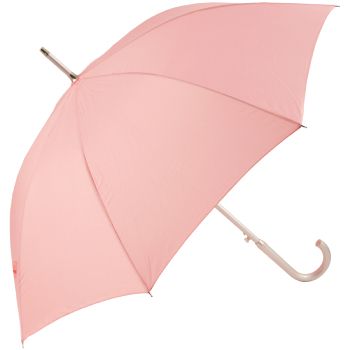 Colours - Plain Coloured Umbrella - Pale Pink Pink Accesorios, Aesthetic Umbrella, Purple Umbrella, Bridesmaids Accessories, Rose Gold Wedding Cakes, Long Umbrella, Umbrella Tree, Orange Umbrella, Pink Umbrella