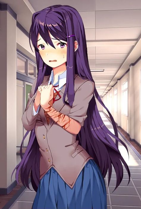 Yuri Ddlc, Nyan Nyan, Doki Doki, Literature Club, Fictional Crushes, A Cat, Anime Wallpaper, Nature Photography, Literature