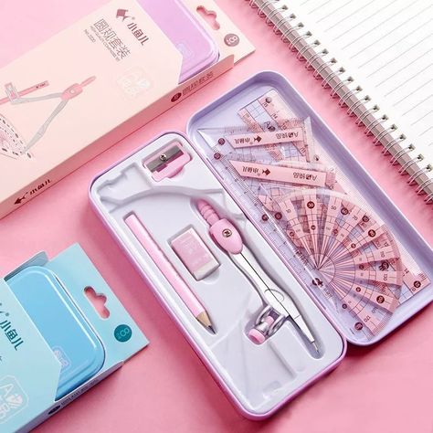 Cute Stationary School Supplies Notebooks, Kawaii Stationery Aesthetic, Ivy Li, College Stationary, Korean School Supplies, Muji Stationary, Cute Spiral Notebooks, School Equipment, Cute Stationary School Supplies