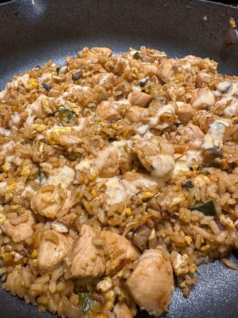 One Pot Hibachi Skillet One Pot Hibachi Skillet, Japanese Chicken And Rice, Chicken Habatchi, Crockpot Hibachi Chicken, Instant Pot Hibachi Chicken, Hibachi Chicken Recipe Easy, Habatchi Chicken Recipes, Fried Rice Recipe Hibachi, Hibachi Chicken And Rice