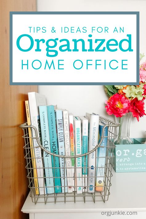 Organized Home Office, Small Office Organization, Office Organization Tips, Minimalist Organization, An Organized Home, Work Cubicle, Office Organization At Work, Organized Home, Office Crafts