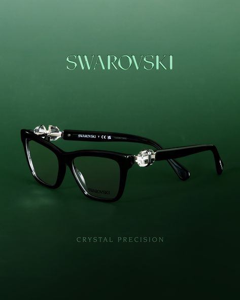 Swarovski - transforming eyewear into an art form . Seamlessly merging luxury and innovation to embody timeless allure. 📍C.G Road | Satellite | Bopal | Naranpura . . . . #Swarovski #LuxuryEyewear #FashionForward #Artistry #CrystalClear #eyeweargoals Glasses Trends, Luxury Eyewear, Swarovski Crystals, Fashion Forward, Road, Crystals, Quick Saves, Art