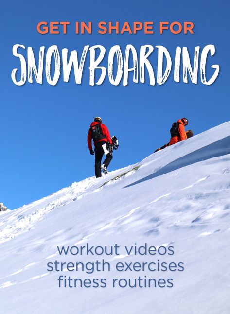 Snowboarding Workout, Snowboard Workout, Snowboarding Exercises, Snowboarding Tips, Squat Thrust, Backcountry Snowboarding, Snowboarding Trip, Sport Quotes Motivational, Workout Exercises