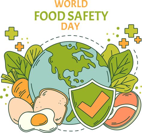 World food protection day Food Safety Posters Drawing, Healthy Community Poster, Food And Nutrition Posters, Healthy Food Poster Drawing, Slogan About Nutrition, Consumer Health Poster, World Food Safety Day Poster, Poster Making About Health, Nutrition Month Slogan