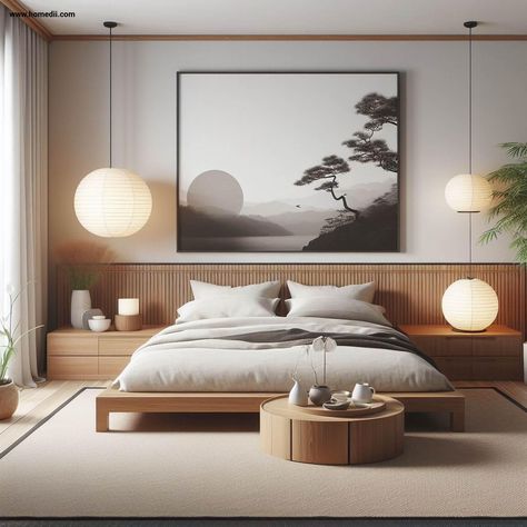 Japandi Style Bedroom, Japandi Bedroom Design, Japandi Bedroom Ideas, Japandi Bedroom, Japandi Interior Design, Japanese Bedroom, Japandi Interiors, Japandi Home, Japandi Living