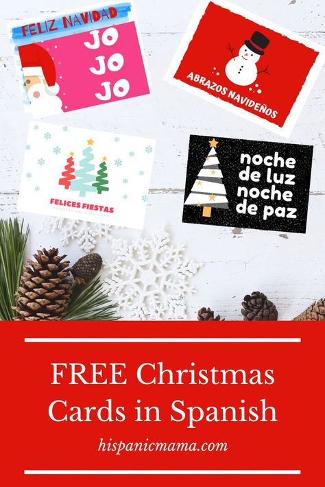 Want to make your Christmas card extra special? Spread holiday cheer by giving Christmas cards in Spanish to the special people in your life. Spanish Christmas Traditions, Free Christmas Cards, Free Printable Christmas Cards, Spanish Christmas, Simple Christmas Cards, Printable Christmas Cards, Special People, Free Christmas, In Spanish