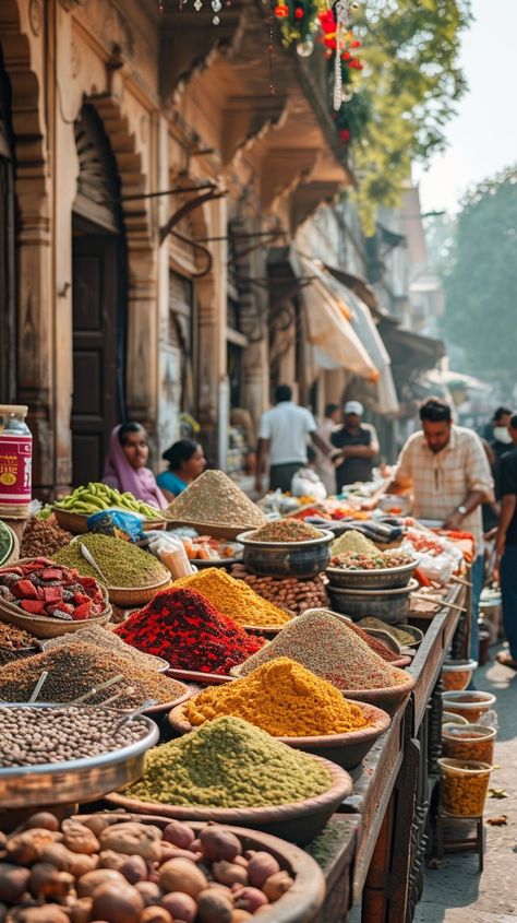 "Bustling Spice Market: Vibrant spice bazaar bustling with activity as vendors display an array of colorful #spices and goods. #market #colorful #vibrant #vendors #bustling #aiart #aiphoto #stockcake ⬇️ Download and 📝 Prompt 👉 https://stockcake.com/i/bustling-spice-market_274809_54934" Indian Spice Market, Moroccan Spice Market, Indian Tandoor, Bazaar Market, Indian Bazaar, Vendor Displays, Spice Market, Moroccan Spices, Scene Background