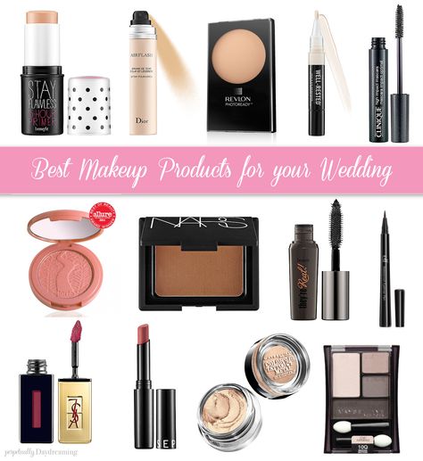 Top Makeup Products for Brides || Perpetually Daydreaming, bridal makeup, wedding makeup, beauty Bridal Makeup Products, Wedding Makeup Products, Heather Wedding, Makeup Tools Products, Alat Makeup, Best Wedding Makeup, Friend Zone, Best Bridal Makeup, Top Makeup