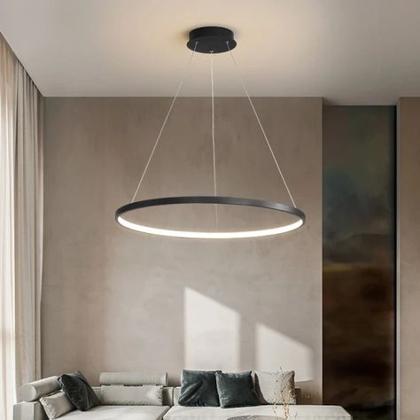 Just found this amazing item on AliExpress. Check it out! 53,38€ 48％ Off | Nordic Led Pendant Light Fixture Modern Decor Hanging Lamp Living Room Dining Room Kitchen Home Lighting Suspension Lustre Living Room Center, Luxe Decor, Lustre Design, Hanging Chandelier, Dimmable Led Lights, Dining Living Room, Chandelier Design, Black Chandelier, Led Pendant Lights