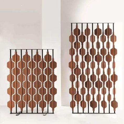 Room Partition Wall, Wooden Room Dividers, Wooden Room, Living Room Partition, Living Room Partition Design, Room Partition Designs, Partition Design, Room Partition, Partition Wall