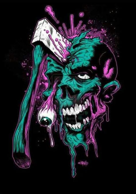 Zombie 3, Zombie Drawings, Arte Zombie, Best Zombie, Zombie Art, Arte Punk, Chandler Riggs, Horror Tattoo, Skull Wallpaper