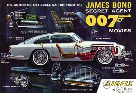 007 Aston Martin, James Bond Gadgets, James Bond Cars, Bond Style, Bond Cars, Car Kits, Movie Cars, Aston Martin Db5, James Bond 007