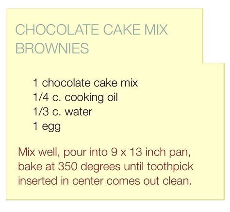 Turn Cake Mix Into Cookies, How To Turn Box Cake Mix Into Brownies, How To Turn Cake Mix Into Brownies, Turn Cake Mix Into Brownies, Cake Mix To Brownies, How To Turn Cake Mix Into Cookies, Cake Mix Into Brownies, Yummy Things To Bake, Cake Mix Brownies