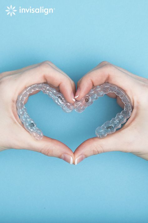 Invisalign Before And After, Valentines Orthodontics, Invisalign Aesthetic, Invisalign Tips, Invisalign Accessories, How To Clean Invisalign Retainers, Clean Invisalign Retainer, Orthodontics Marketing, Invisalign Aligners