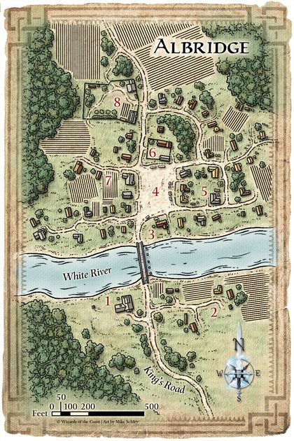 Reavers of Harkenwold; Albridge (Digital Tagged & Untagged Versions) Pathfinder Maps, Fantasy City Map, Fantasy Map Making, Village Map, Map Generator, Dnd World Map, Fantasy Town, Fantasy World Map, Dnd Ideas