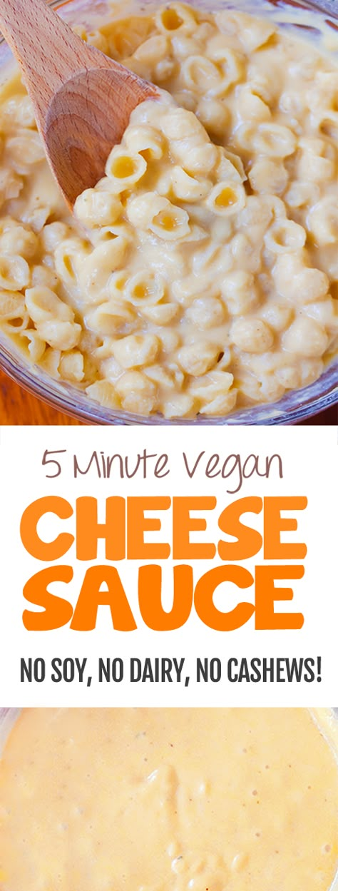 This healthy velvety vegan cheese sauce is deliciously cheesy, ultra creamy, low fat and low calorie, with no nuts or tofu required #vegan #recipe #vegancheese #sauce #veganrecipe #healthy #vegandinner #nutfree Vegan Cheese Sauce Recipe, Nutritional Yeast Recipes, Vegan Cheese Recipes, Vegan Cheese Sauce, Cheese Sauce Recipe, Resep Diet, Vegan Mac And Cheese, Vegan Sauces, No Dairy