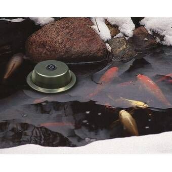 Pond Boss Lighted Waterfall LED Spillway | Wayfair Aquascape Pond, Vortex Fountain, Digging A Pond, Pond Heater, Gas Exchange, Rock Fountain, Frozen Pond, Diy Garden Fountains, Pond Fountains