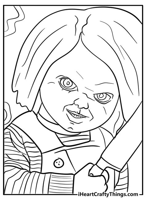 25 Horror Coloring Pages Michael Myers Coloring Pages, Chucky Coloring Pages, Horror Coloring Pages, Scary Coloring Pages, Scary Vampire, Coloring Mask, Witch Coloring Pages, House Colouring Pages, Horror Villains