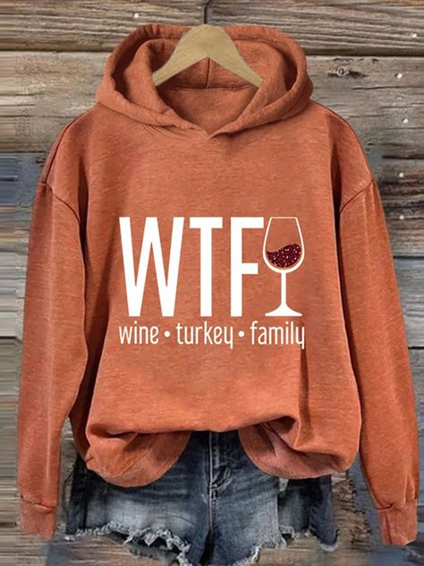 Thanksgiving Vintage Festival, Family Print, Thanksgiving Shirts, Comfortable Tops, Fall Sweatshirt, Casual Hoodie, Casual Sweatshirt, Printed Sweatshirts, Womens Fashion Casual