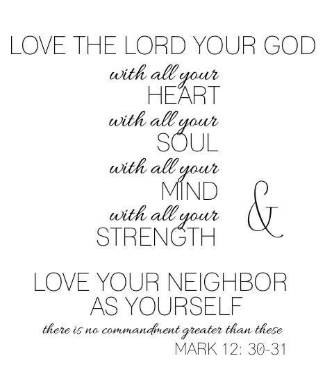 Love The Lord Your God With All Your Heart Soul Mind Strength, Mark 12:30-31, Scout Oath, Bible Message, Mark 12 30, Strength Bible Quotes, Strength Bible, Tattoo Quotes About Strength, Quote Tattoos Girls