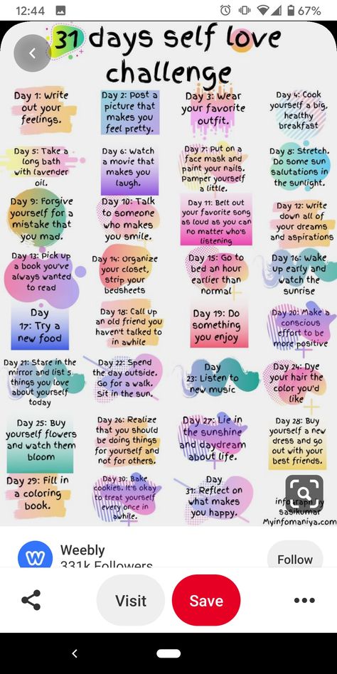 31 Days Of Self Love, Hastag Instagram, Self Love Challenge, Importance Of Self Care, Start Loving Yourself, Happiness Challenge, Self Care Bullet Journal, Vie Motivation, Love Challenge