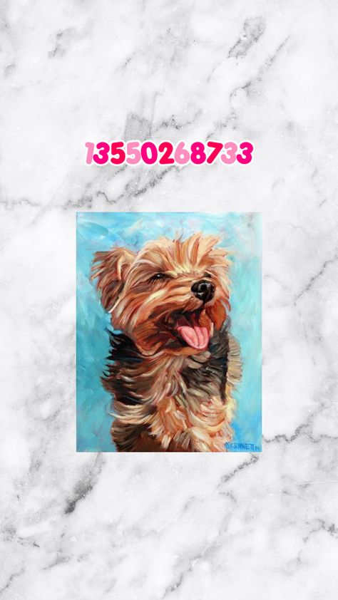 Roblox Bloxburg Dog Codes, Picture Wall Codes Berry Ave, Bloxburg Dog Decal Codes, Roblox Berry Avenue Codes Picture, Decals Berry Ave, Picture Decals, Picture Codes, Modern Decals, Bloxburg Decals Codes Aesthetic