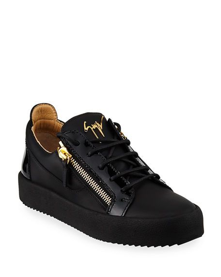 Italian Sneakers, Sneaker Men, Low Top Sneakers, Leather Style, Giuseppe Zanotti, Sneakers Black, Low Top, Calf Leather, Pre Order