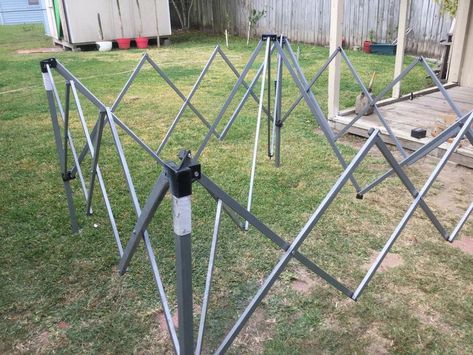 Repairing Canopy Frame Ribs : 4 Steps (with Pictures) - Instructables Outside Canopy, Tent Hacks, Pvc Canopy, Wind Storm, Trim Board, Instant Canopy, Canopy Frame, Diy Canopy, Pop Up Canopy Tent