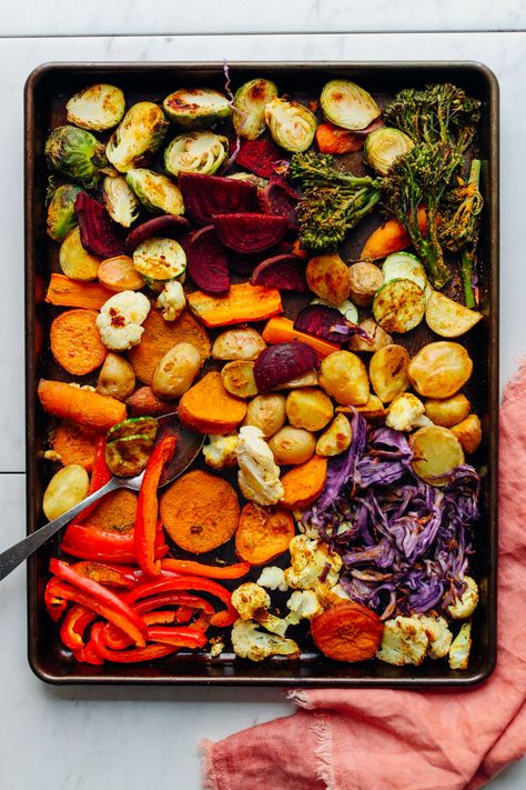 Oil Free Roasted Vegetables, Cauliflower Benefits, Minimalist Baker, Roasted Veggies, Roasted Vegetables, Gnocchi, Plant Based Recipes, Vegetable Recipes, Oil Free