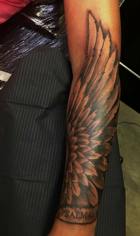 Remembrance Sleeve Tattoos, Angel Wings On Forearm Tattoo, Eagle Wing Tattoos Woman, Wing Leg Tattoo, Angel Wing Sleeve Tattoo Women, Angel Wing Shoulder Tattoo, Angel Wings Tattoo Forearm Women, Wing Tattoo Men Arm, Angel Wing Forearm Tattoo