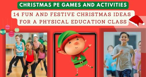 Christmas PE Games and Activities: 14 Fun and Festive Christmas Ideas for a Physical Education Class Christmas Pe Games, Pe Games Middle School, Christmas Gym, Physical Education Lessons, Health Teacher, Pe Lessons, Blowing Up Balloons, Pe Games, Gym Games