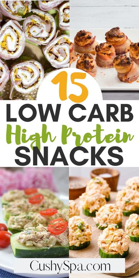 Low Carb High Protein Snacks, High Protein Snack Ideas, Protein Snack Ideas, High Protein Low Carb Snacks, High Protein Snack, Low Carb High Protein, Healthy Protein Snacks, Snack Prep, High Protein Low Carb Recipes