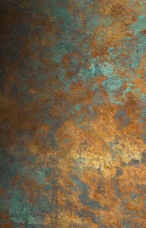 Rust Metal Texture, Faux Walls, Wall Painting Techniques, Wall Texture Design, Texture Inspiration, Love Funny, Rusted Metal, Oxidized Copper, Copper Wall