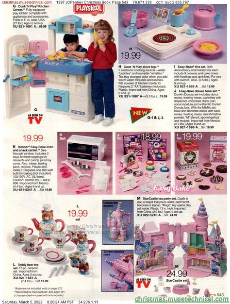 Noughties Nostalgia, 90s Things, 2000 Toys, Kids Catalogs, Core Memory, Cooking Toys, Toy Catalogs, Era Fashion, 90s Toys