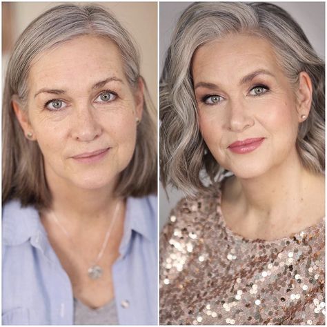 Party Makeup Ideas, Mothers Makeup, Mother Of Bride Makeup, Wedding Party Makeup, Mother Of The Groom Hairstyles, Party Makeup Looks, Makeup For Older Women, Makeup For Moms, Mother Of The Bride Hair