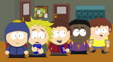 Craig's Gang Token South Park, Matt Stone Trey Parker, Jimmy Valmer, Clyde Donovan, Butters South Park, Tweek Tweak, Boyfriend Scenarios, Craig South Park, Trey Parker