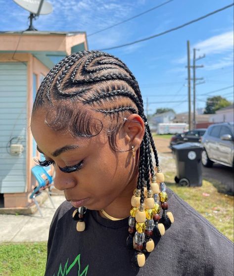 Braids Trending, Braids Hairstyles Ideas, Alicia Keys Braids, Modern Viking, Cornrows Natural Hair, Blonde Layered Hair, Quick Natural Hair Styles, Braided Cornrow Hairstyles, Cute Box Braids Hairstyles