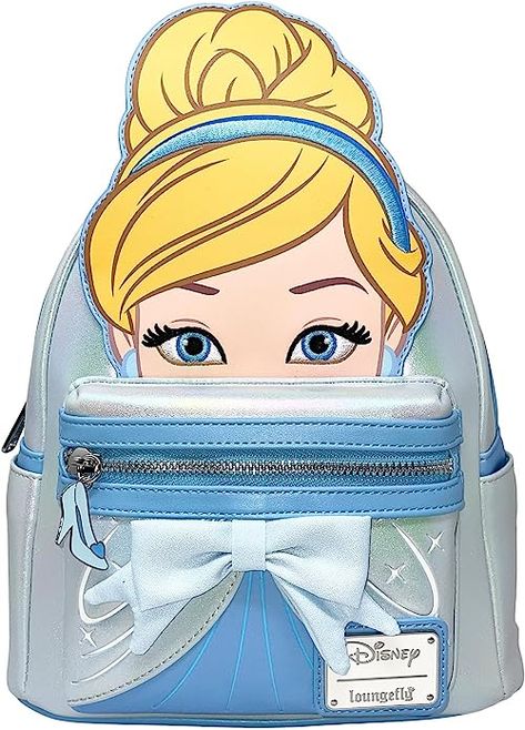 Cinderella Design, Loungefly Collection, Lounge Fly, Loungefly Purse, Disney Bags Backpacks, Cinderella Cosplay, Loungefly Backpack, Disney Princess Cinderella, Disney Bags