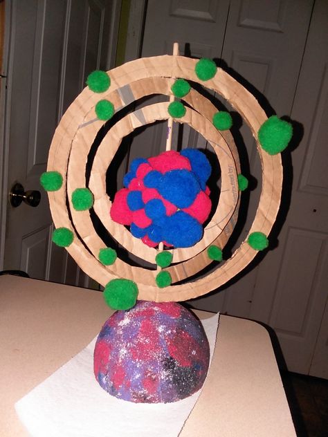 Carbon Atom Model, Chemistry Models, Atom Activities, Atom Model Project, Atom Project, Atomic Model, Chemistry Project, Atom Model, Element Project