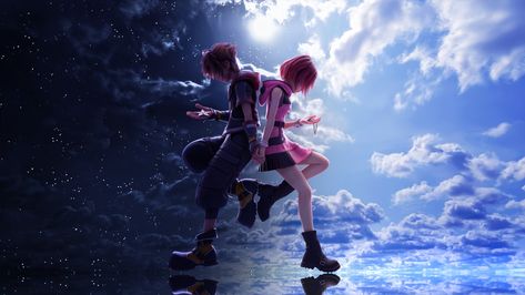 Anime Royalty, Pink Queen Wallpaper, Hearts Quotes, Heart Wallpaper Hd, Kingdom Hearts Hd, Kairi Kingdom Hearts, Humanized Disney, Kingdom Hearts 1, Sora And Kairi